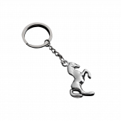 Брелок для ключей Cartage, "Мустанг", серебро   5364724