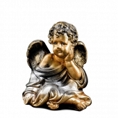 Фигура "Ангел сидя" бронза 18х14х12см   4379208