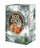 Уголь для кальяна Eco Coco кокосовый 72 куб 25 мм