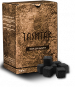 Уголь для кальяна TASHTAR  кокосовый 18 куб 25*25