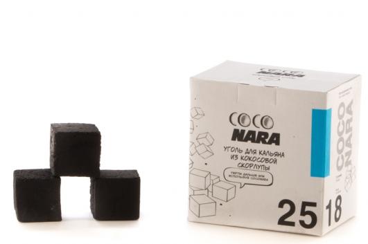 Уголь для кальяна КокоНара кокосовый 18 куб 25 мм