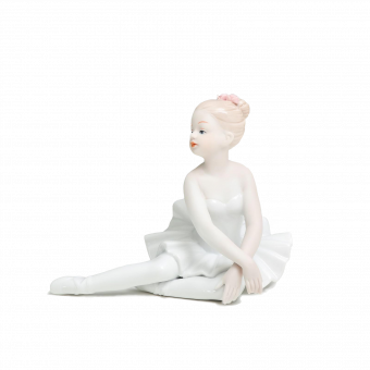 Сувенир "Малышка-балерина в белом платье - Репетиция"  3256898