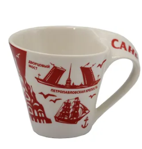 Кружка фигурная Санкт-Петербург графика М110 - 001