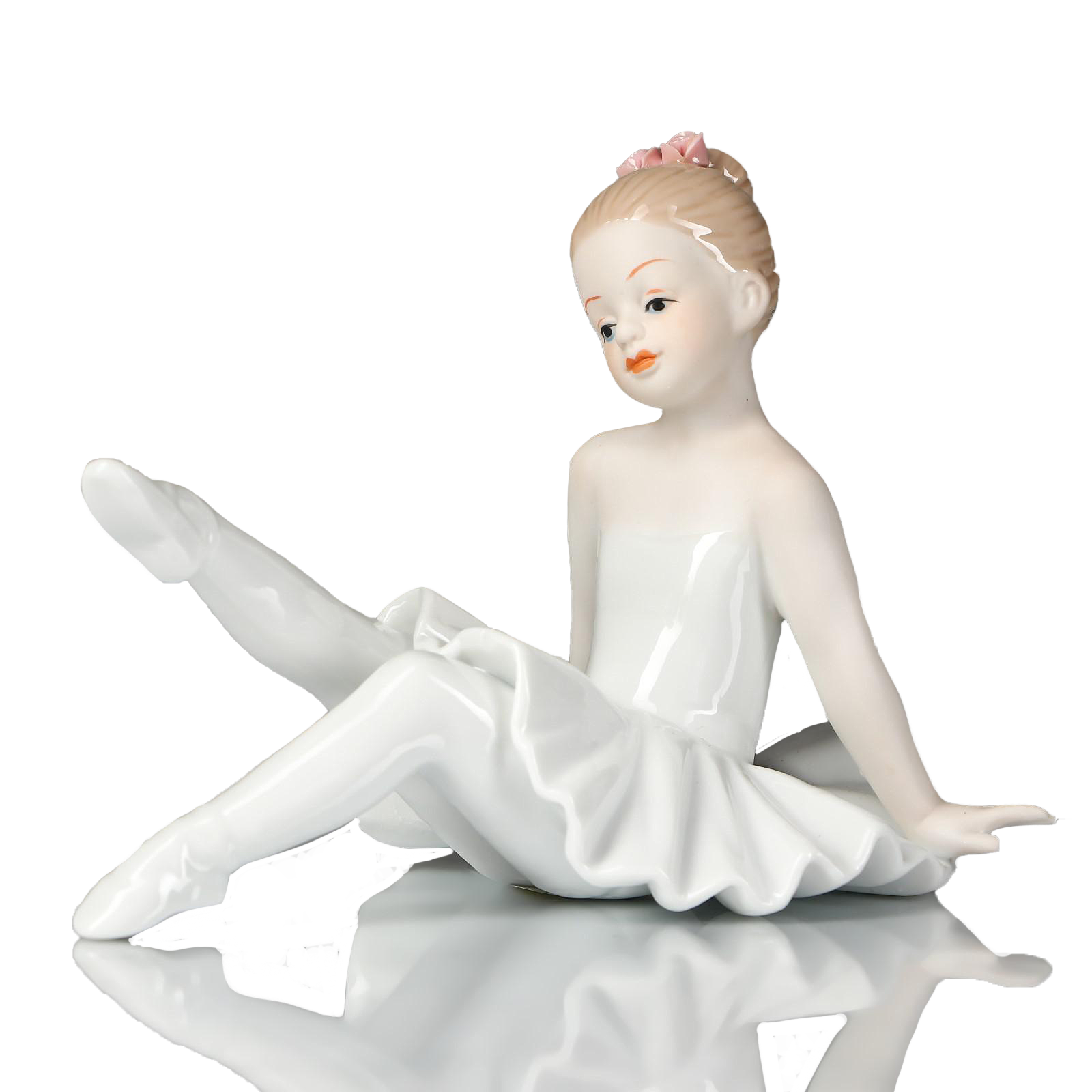Сувенир "Малышка-балерина в белой пачке" 11х14х9,2 см   4838735