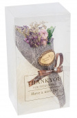 Букет из сухоцветов в подарочной коробке ''Спасибо тебе!'' DF-97