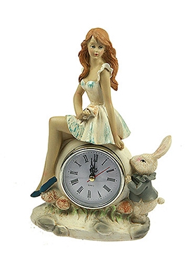 Часы "Алиса в стране чудес" 14*7*21 арт.27641