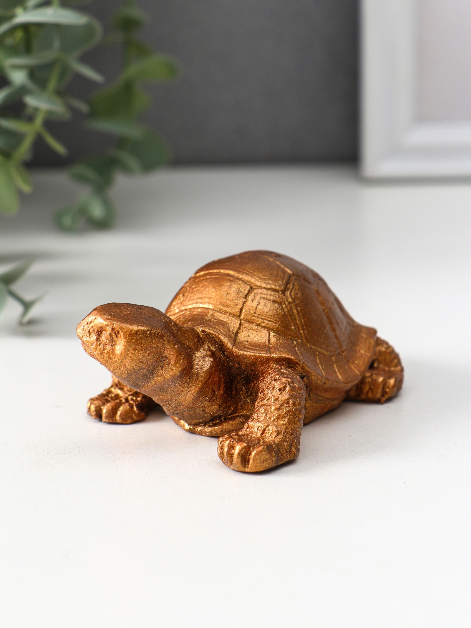 Фигура "Черепаха" бронза, 6х7х6см 7585209