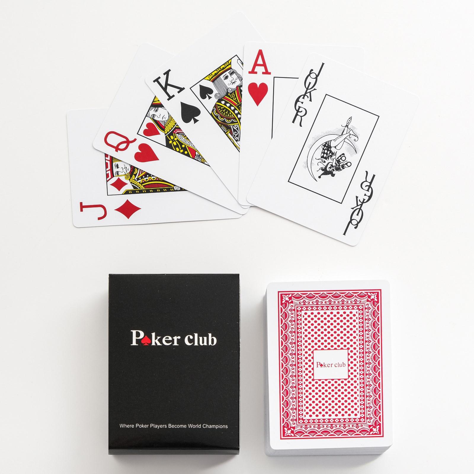 Карты игральные пласт. «Poker Club», колода 54 шт. 5751344