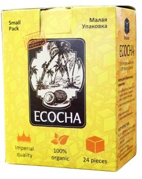 Уголь кокосовый Экоча 24 куб 25 мм