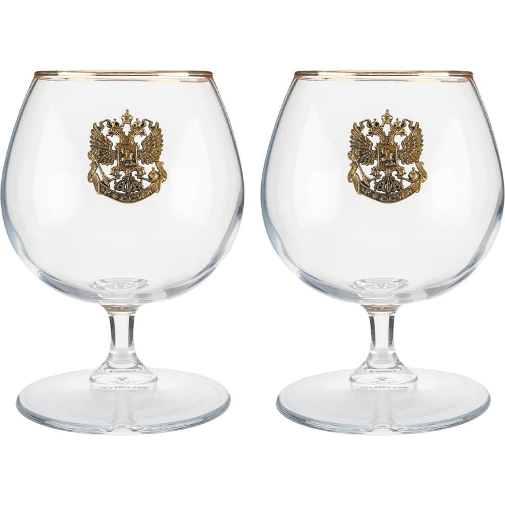 Набор бокалов д/коньяка 2шт.Шаранте"Герб"10056597 Набор бокалов д/коньяка 2шт.Шаранте"Герб"10056597
