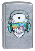 Зажигалка ZIPPO 29855 Skull Headphone