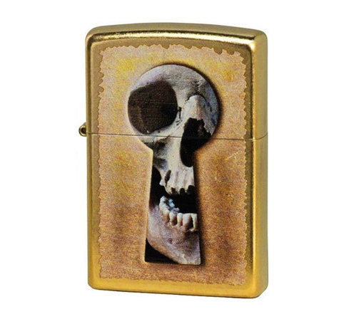 Зажигалка ZIPPO 28540 Keyhole Skull