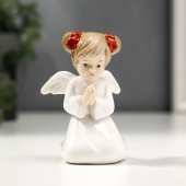 Сувенир керамика "Ангел-девочка с хвостиками - молитва" 4811134
