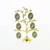 Фоторамка-дерево на 6 фото (золото) арт. 70-119