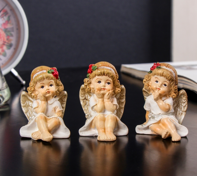 Сувенир полистоун "Ангелочек-девочка " МИКС 5,4х3,8х3,9 см 3590430 Сувенир полистоун "Ангелочек-девочка " МИКС 5,4х3,8х3,9 см 3590430