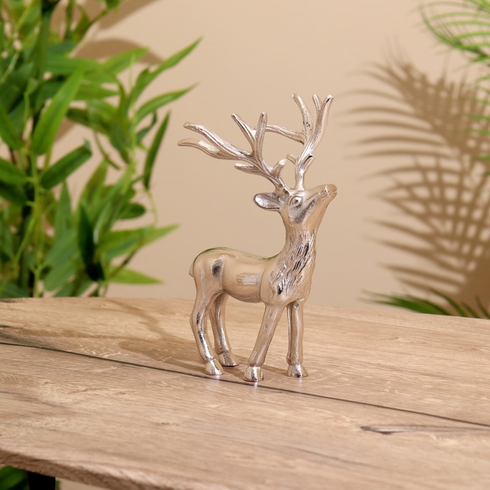 Сувенир "Олень" алюминий 13х10х20 см   9916753