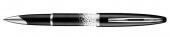 Ручка Waterman 1929709 роллерная бел.-черн., никель-палладий