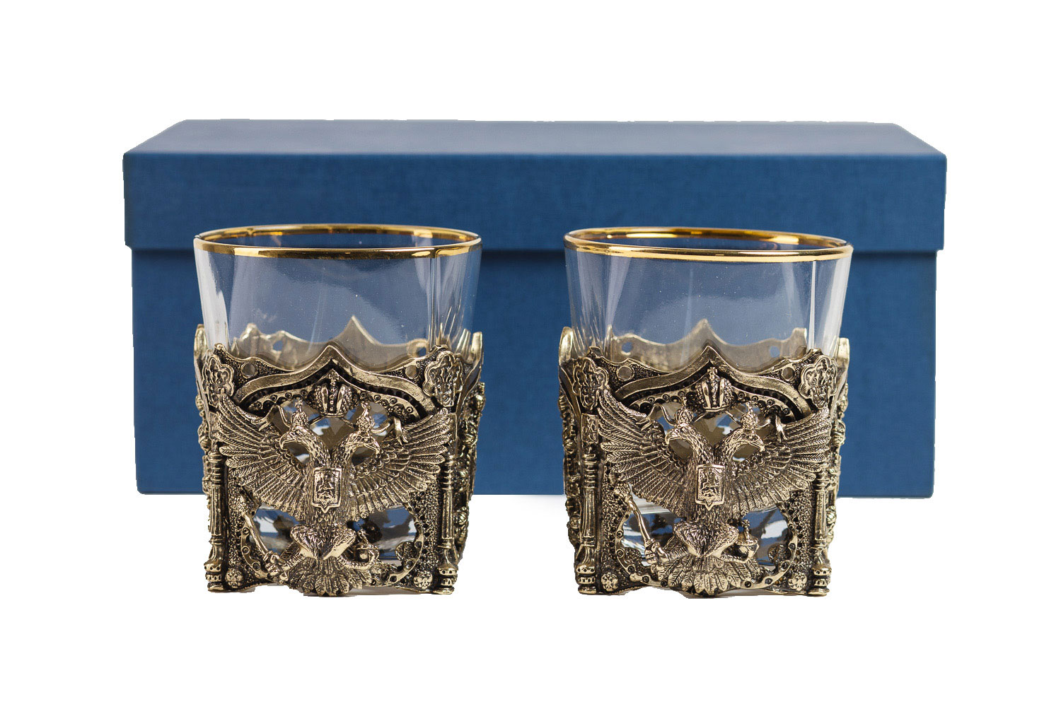 Стаканы для виски "Герб" 2 шт. арт. 60.06.002 Стаканы для виски "Герб" 2 шт. арт. 60.06.002