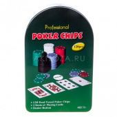 Набор для покера c сукном и номиналом  21-4-AKG 27579
