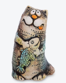 Фигурка ''Кот Всех люблю'' шамот KK-419
