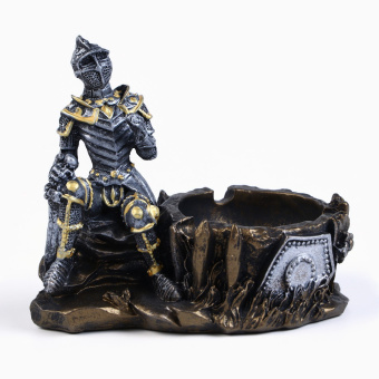 Пепельница "Рыцарь", серебро 10348094 Пепельница "Рыцарь", серебро 10348094