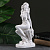 Фигура "Девушка на скале", белая, 32см. 1079151 Фигура "Девушка на скале", белая, 32см. 1079151