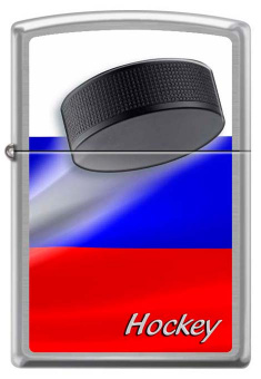 Зажигалка ZIPPO 200 RUSSIAN HOCKEY PUCK