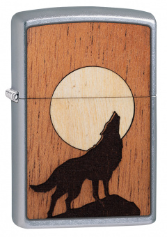 Зажигалка ZIPPO WOODCHUCK с покрытием Street Chrome™ 49043