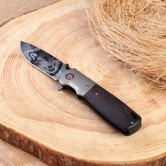 Нож складной "Волк" 21см, клинок 87мм/3,5мм 10154228