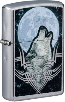 Зажигалка ZIPPO Howling Wolf Design 49261