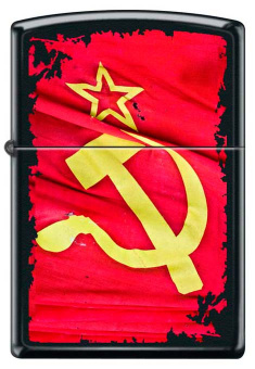 Зажигалка ZIPPO 218 SOVIET FLAG SICKLE