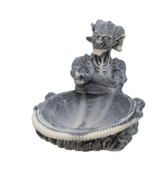 Пепельница Мефистофель, мрамор крошка арт.7644