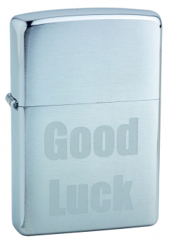 Зажигалка ZIPPO 200 GOOD LUCK LE