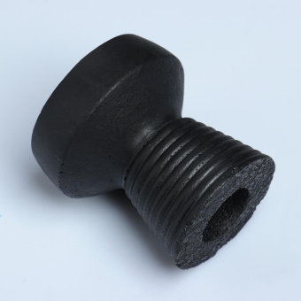 Чаша для кальяна, глиняная, d=6.7см., 7х7.5см., черная 5131651