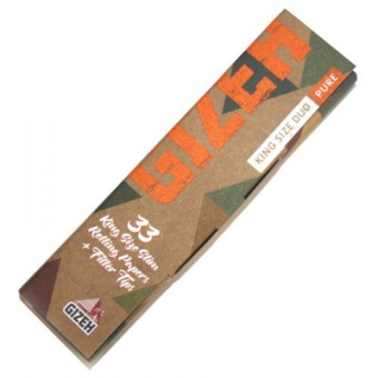 Бумага сигаретная Гизех Пюр Кинг Сайз Дуо Слим (34+34)