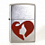 Зажигалка ZIPPO 28697 Women Heart Street Chrome