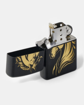 Зажигалка бензиновая "Лошадь", 5,5 х 3,5 см     10870646