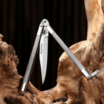 Нож-бабочка "Буратино" 19см, клинок 82мм/1,9мм, сталь 420 7760724