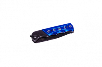Нож выкидной A 623 синий арт. 7504