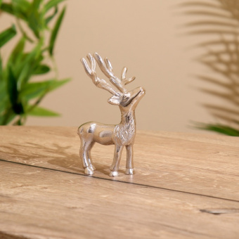 Сувенир "Олень" алюминий 9х8х14,5 см   9916756