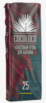 Уголь для кальяна Коколоко/Cocoloco 25 мм 12 куб