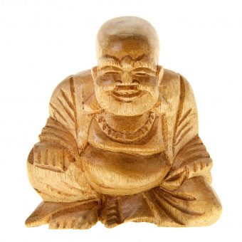 Сувенир дерево "Веселый Будда " 6см арт.864507