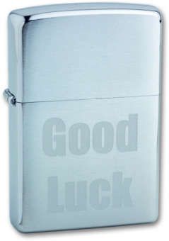 Зажигалка ZIPPO 200 GOOD LUCK LE