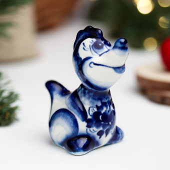 Сувенир "Дракоша", гжель 9802445 пр-во Китай