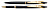 Набор PC0839BP/RP (ручка шариковая+роллер) цвет: чёрный