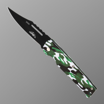 Нож складной "Снайпер" 18,7см., клинок 82мм/2мм., камуфляж 2983560
