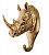Фигура (настенная вешалка) ''Голова носорога'' БФ-133